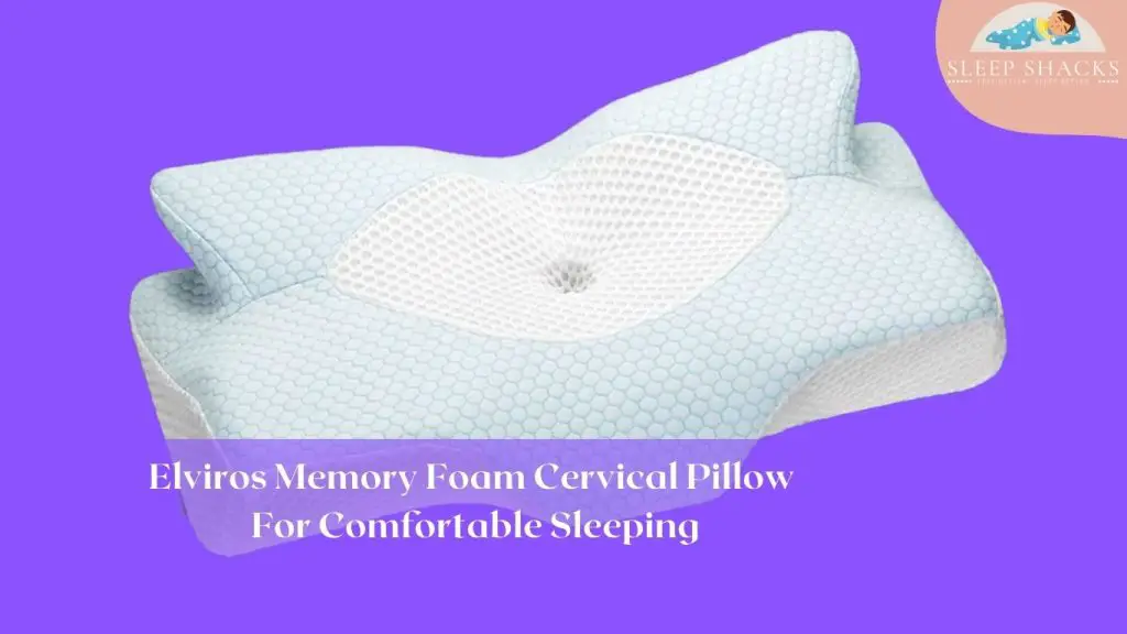 Elviros Memory Foam Cervical Pillow For Comfortable Sleeping