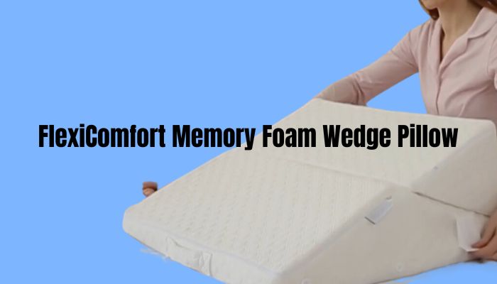 FlexiComfort Memory Foam Wedge Pillow