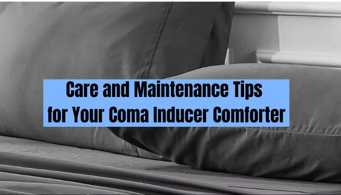 Care and Maintenance Tips for Your Coma Inducer Comforter