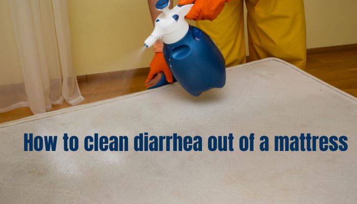 How to clean diarrhea out of a mattress 