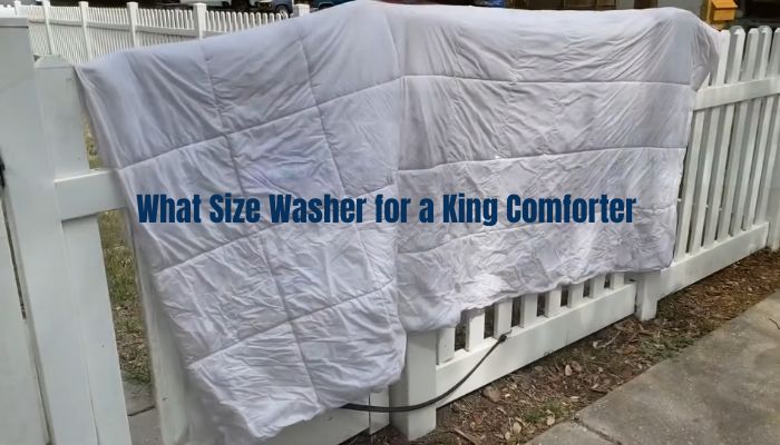 What Size Washer for a King Comforter 