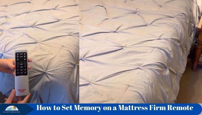 How to Set Memory on a Mattress Firm Remote