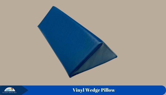 vinyl wedge pillow cover
