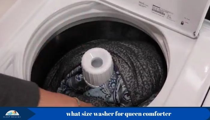 what size washer for queen comforter with agitator