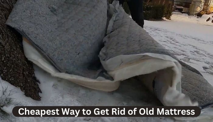 cheapest way to get rid of old mattress for free
