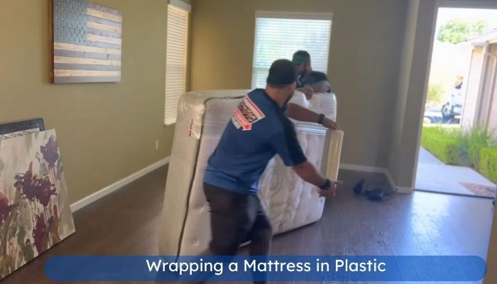 how to wrap a mattress in plastic for disposal