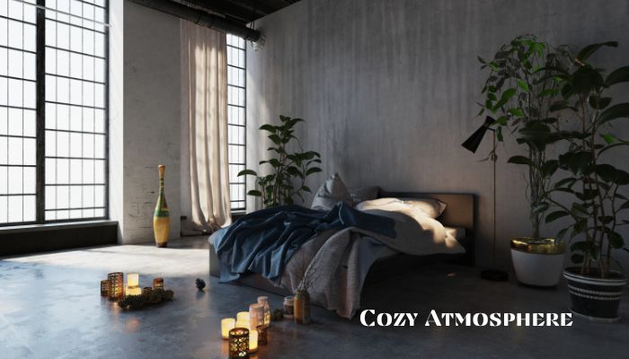 cozy atmosphere bedroom