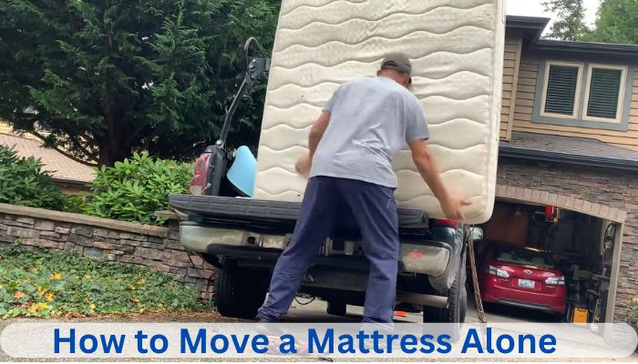 how to move a foam mattress by yourself