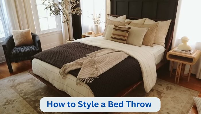 how to style a bed with quilt and comforter