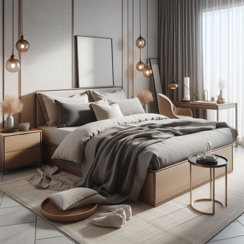 Elegant Essentials a bedroom with minimalist design