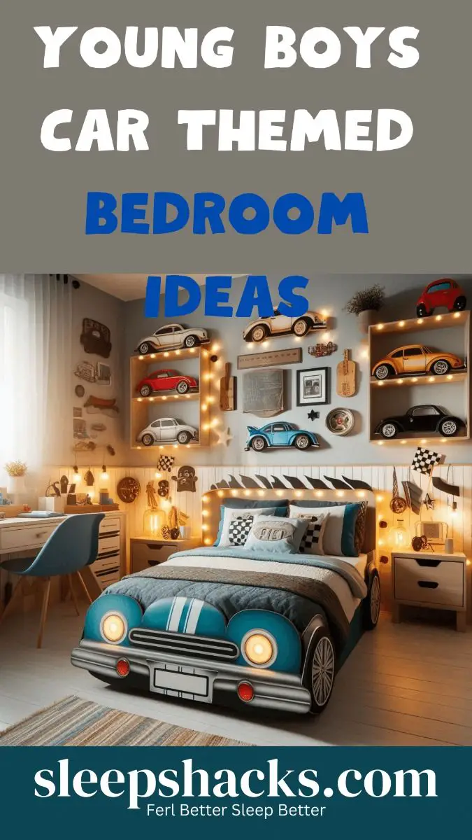 Young Boys Bedroom Ideas with a car-inspired theme