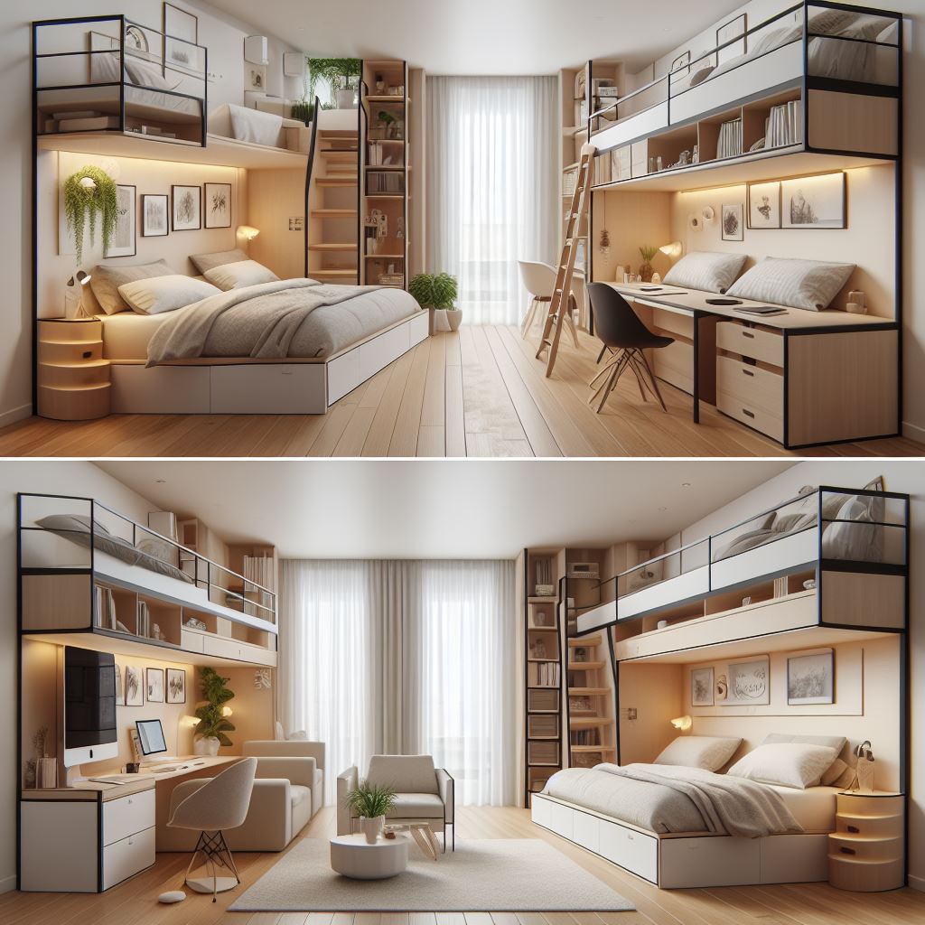  small space solutions with beds with built-in drawers