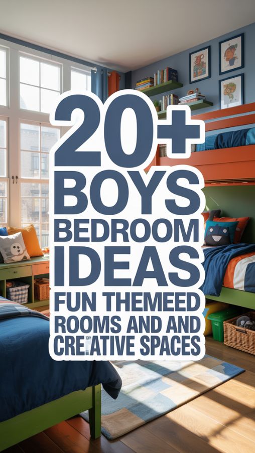 20+ Boys Bedroom Ideas Fun Themed Rooms and Creative Spaces