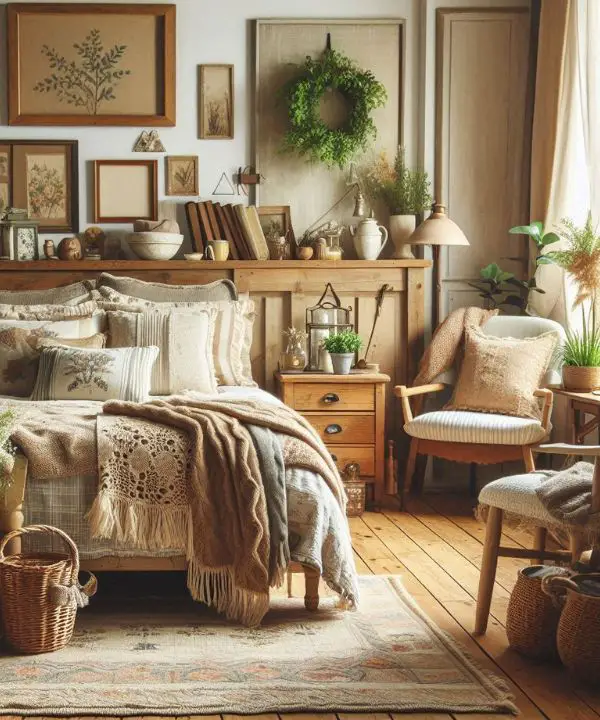 Guest Bedroom with farmhouse charm