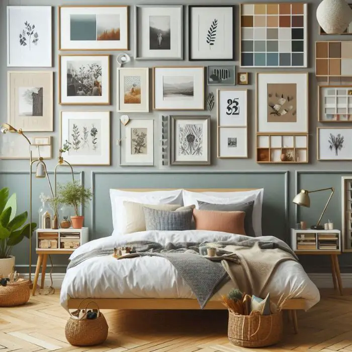 Home Bedroom Refresh Ideas with a gallery wal