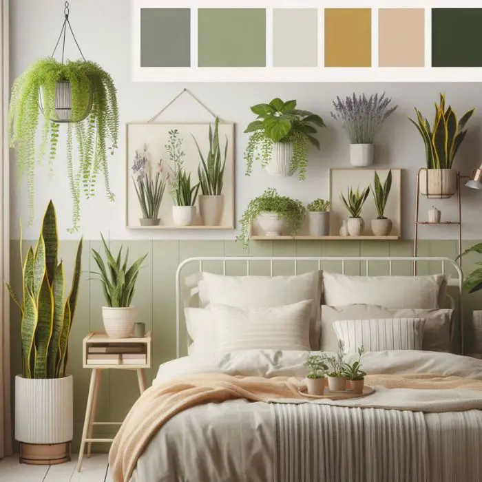 Home bedroom refresh ideas with plants
