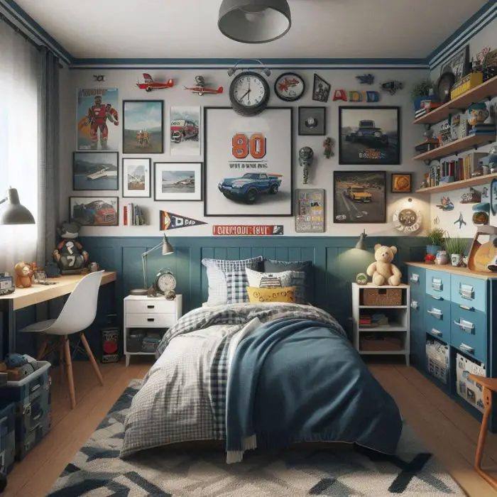 Small Bedroom Ideas for Boys with engaging themes and personalization