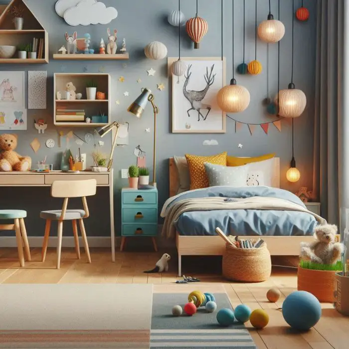 Small Bedroom Ideas for Kids with engaging themes that grow with the child