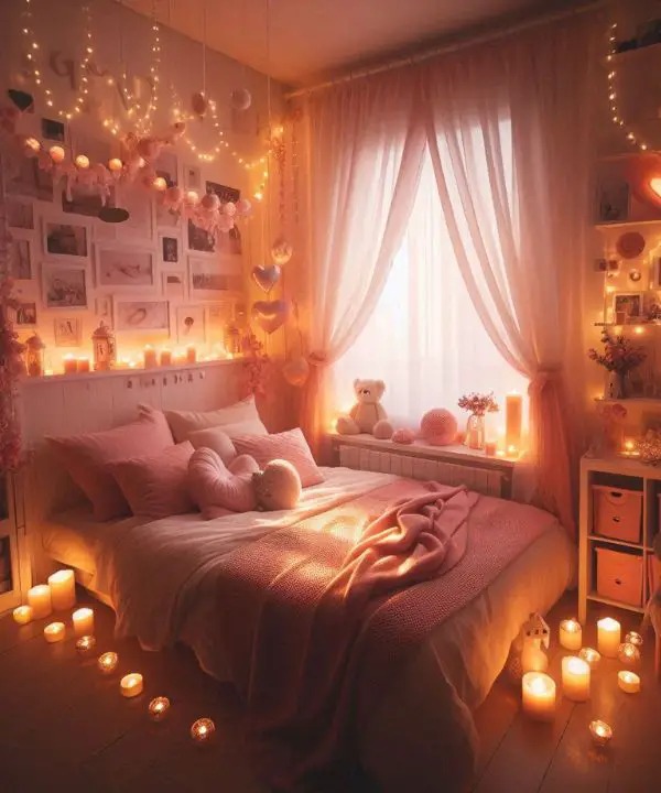Small bedroom ideas for couples with romantic ambiance