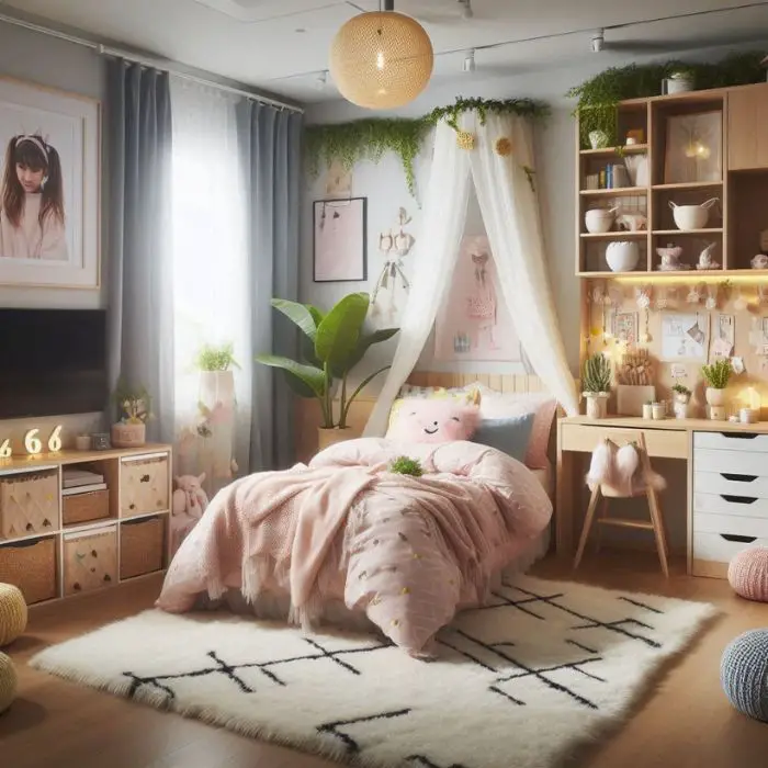 Ikea Teenage Girl Bedroom Ideas Cozy and Comfortable Beds
