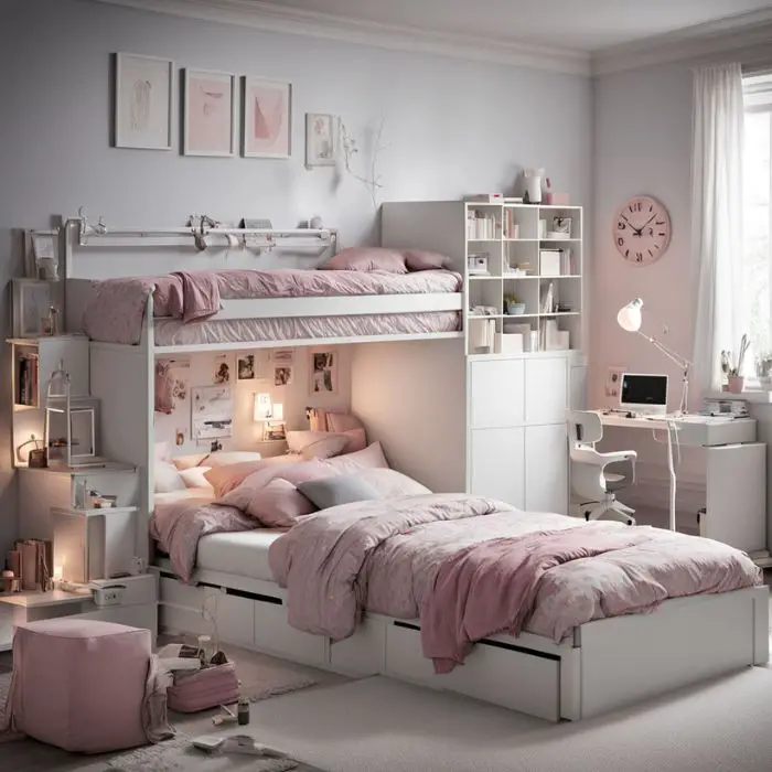 Ikea Teenage Girl Bedroom Ideas Cozy and Comfortable Beds (2)