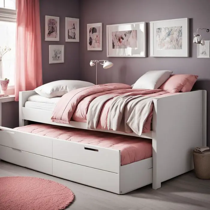 Ikea Teenage Girl Bedroom Ideas Cozy and Comfortable Beds
