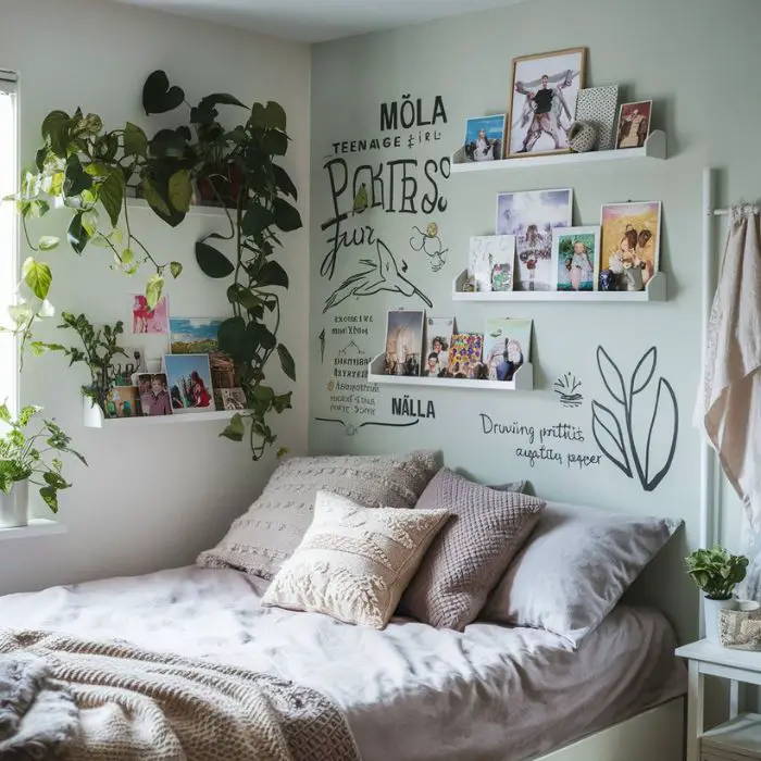 Ikea Teenage Girl Bedroom Ideas Creative Wall Decor
