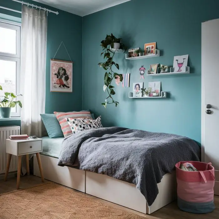 Ikea Teenage Girl Bedroom Ideas Creative Wall Decor
