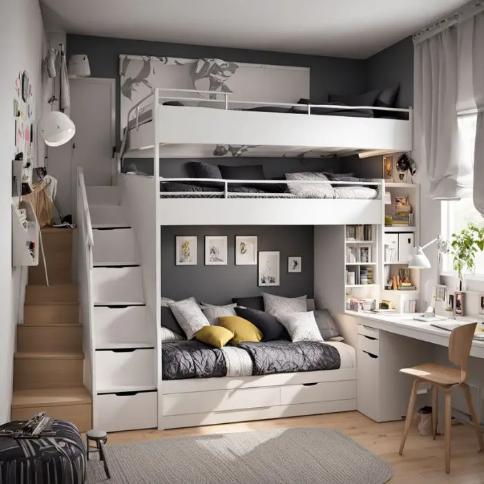 Ikea Teenage Girl Bedroom Ideas Space-Saving Ideas
