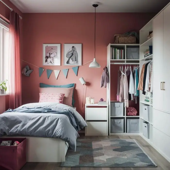 Ikea Teenage Girl Bedroom Ideas Stylish Storage Solutions
