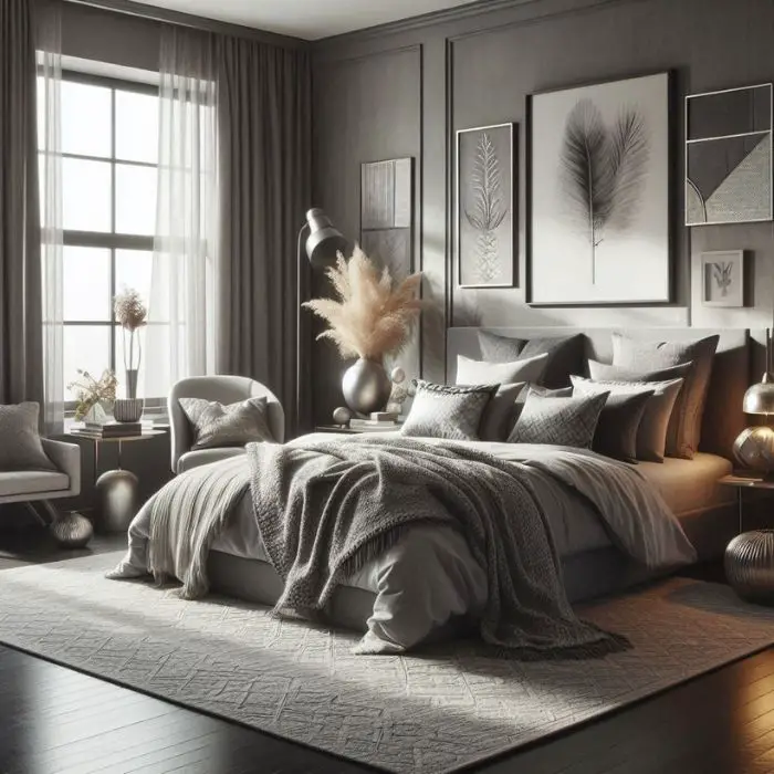 Sophisticated Grey Bedroom Ideas