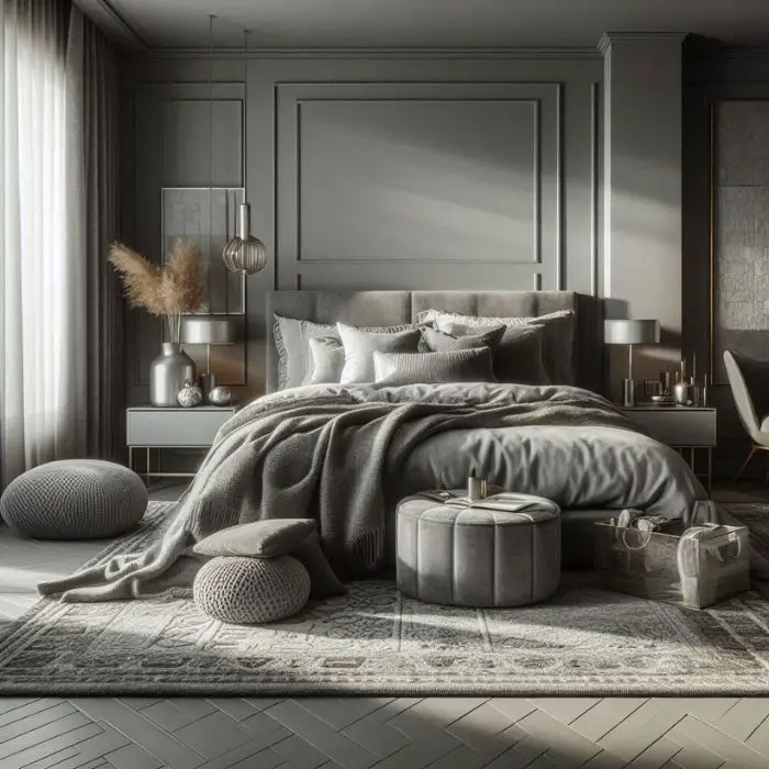 Sophisticated Grey Bedroom Ideas