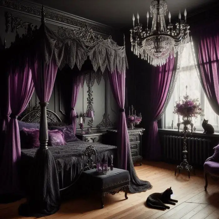 Whimsy Goth Bedroom Ideas
