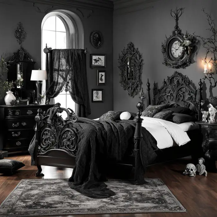 Whimsy Goth Bedroom Ideas
