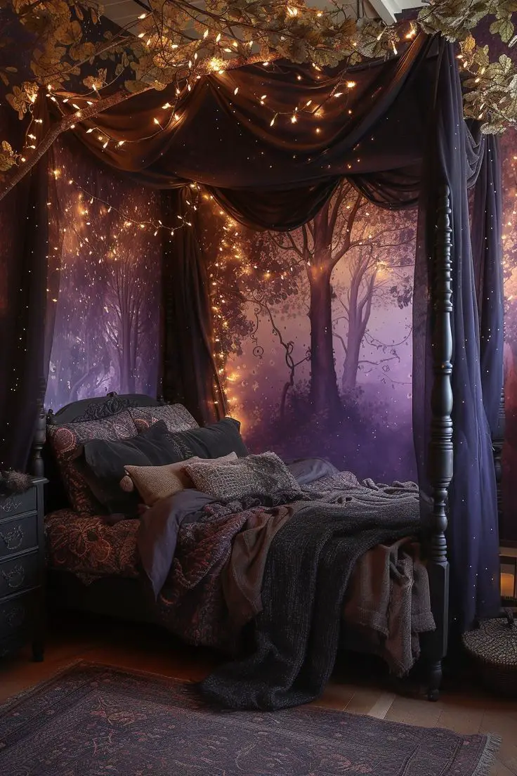 Whimsy Goth Bedroom Ideas