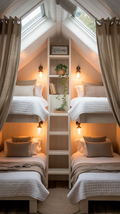 Creative Built-In Bunk Bedroom Ideas