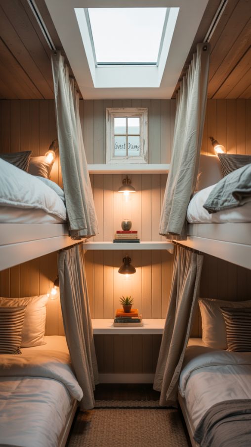 Creative Built-In Bunk Bedroom Ideas