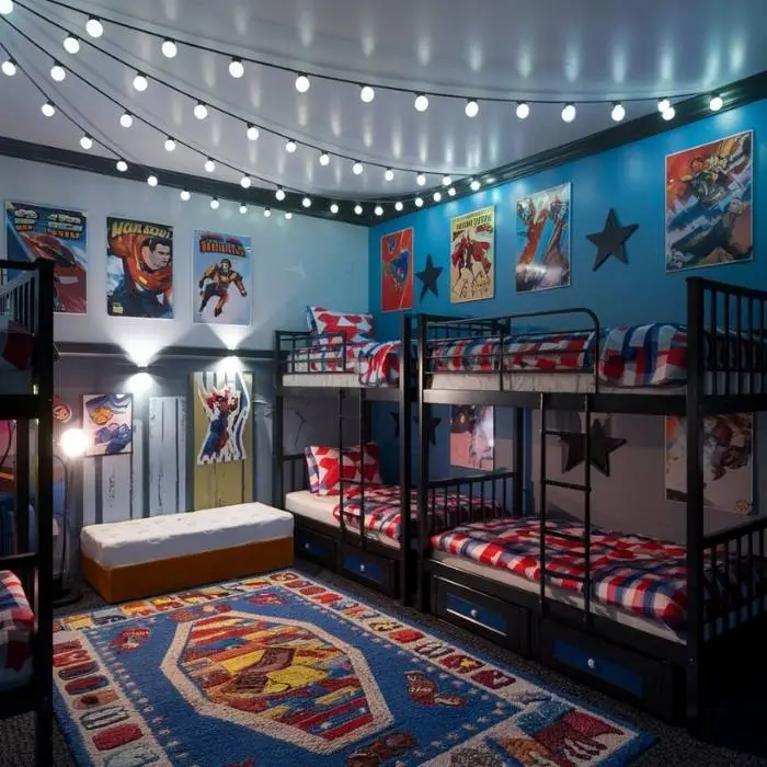 Decor Ideas for Bunk Rooms