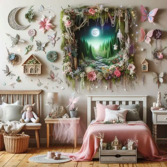 Fairy Bedroom Ideas Fairy Garden Wall Art
