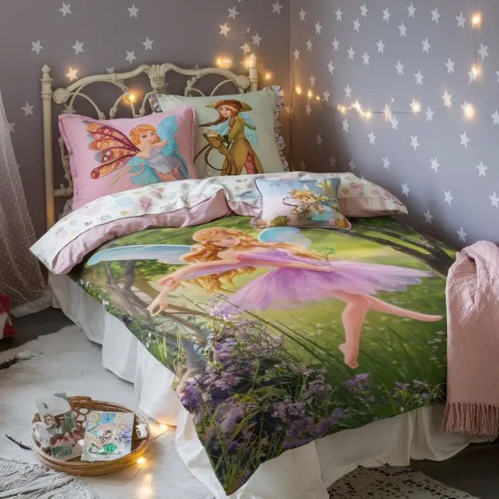 Fairy-Themed Bedding
