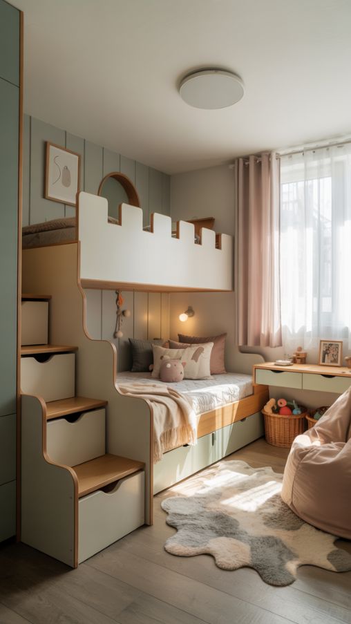 Smart Bunk Bedroom Ideas for Small Rooms