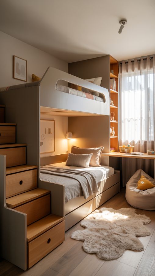 Smart Bunk Bedroom Ideas for Small Rooms