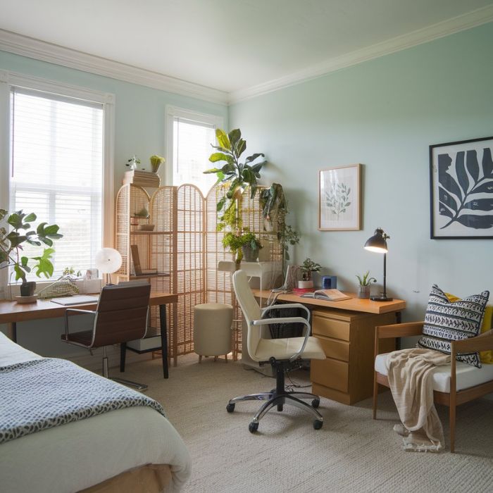 Tips for a Functional Guest Bedroom Office Combo