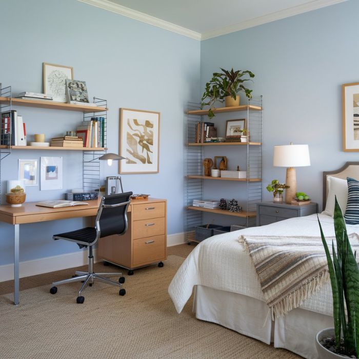 Tips for a Functional Guest Bedroom Office Combo