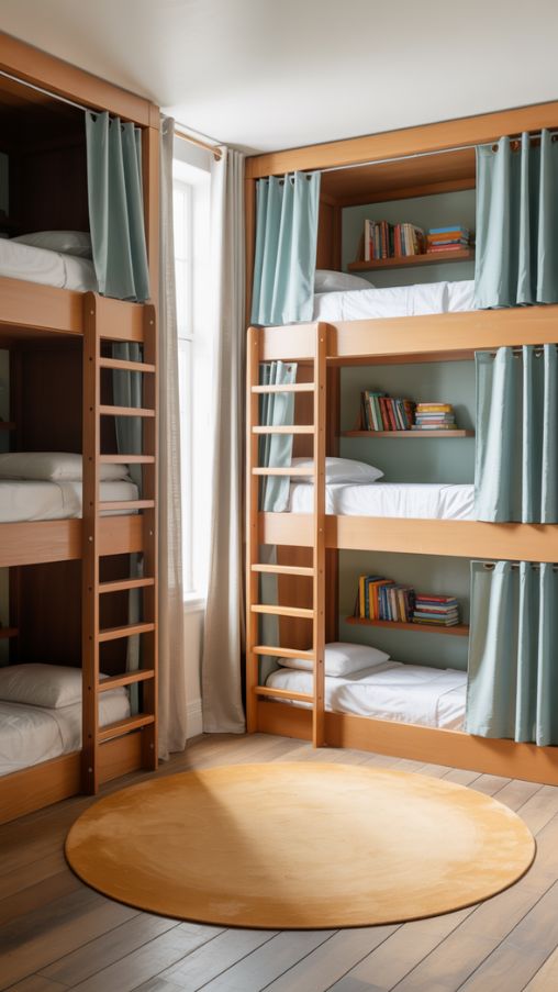 Triple and Quad Bunk Bed Solutions for Shared Bedrooms