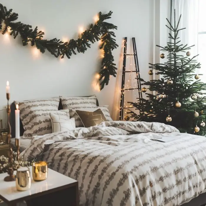 Christmas Decor Ideas Bedroom Aesthetic