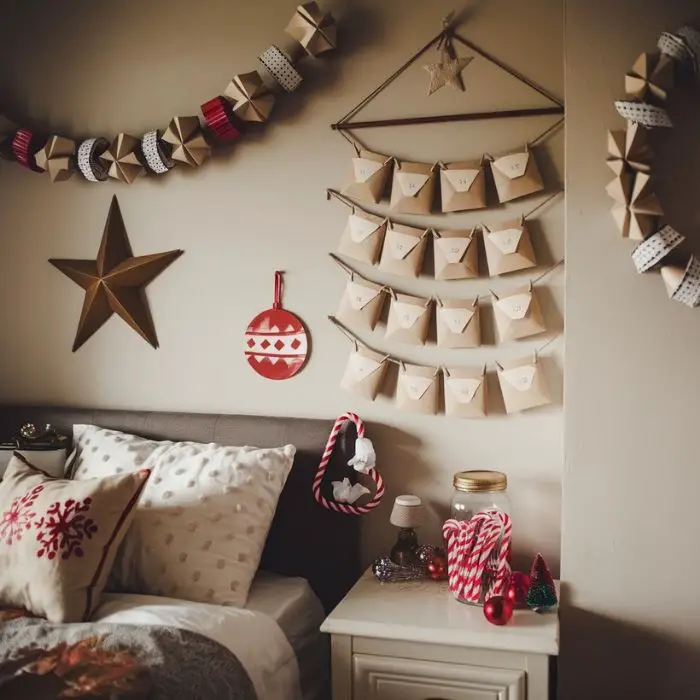 Christmas Decor Ideas Bedroom DIY Easy