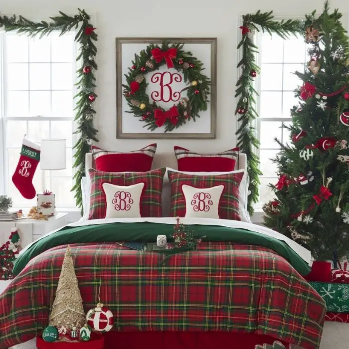 Christmas Decor Ideas Bedroom Preppy