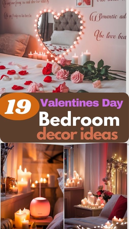 Valentines Day bedroom decor ideas