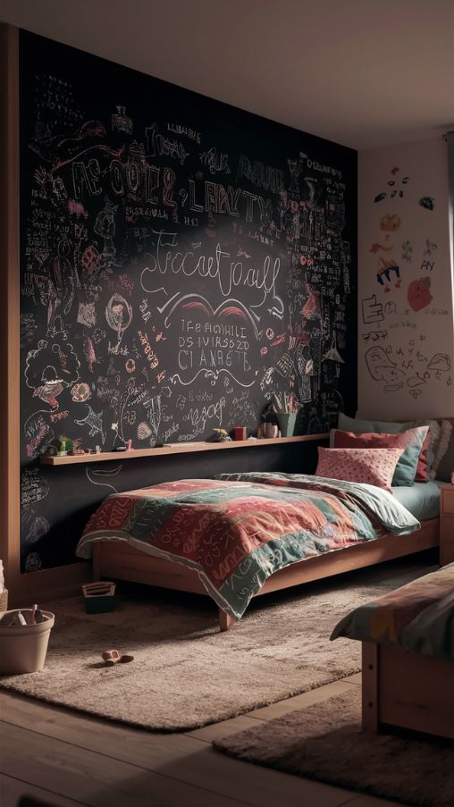 Chalkboard Wall for Interactive Fun